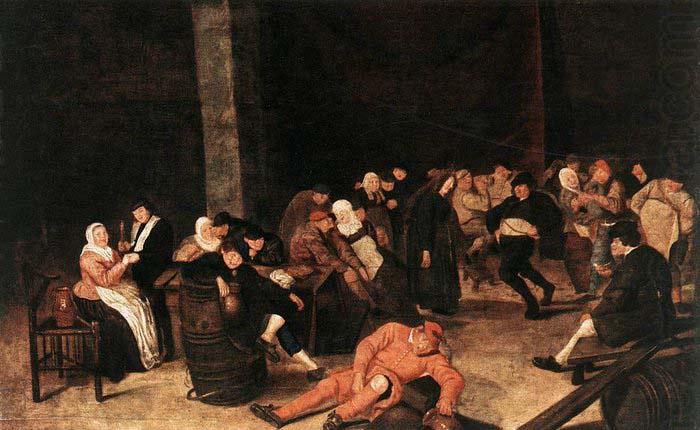 Peasants at a Wedding Feast, Dirck Hals